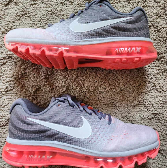 Wmns Nike Air Max 2017 Gray Pink Brand New Sz 11 - Picture 2 of 10